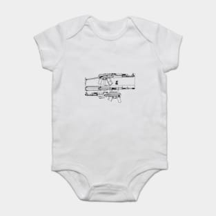 Kalashnikov AK47 Baby Bodysuit